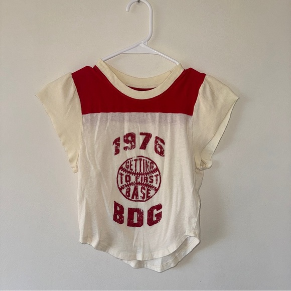 BDG Ellie Cap Sleeve Baby Tee M - Picture 2 of 5